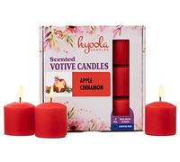 Hyoola Scented Votive Candles - Apple Cinnamon Votive Candles Scented -12 Hour Burn Time - 9 Pack - European Made