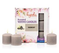 Hyoola Scented Votive Candles - Harmony Votive Candles Scented -12 Hour Burn Time - 9 Pack - European Made