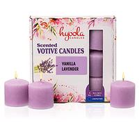 HYOOLA Scented Votive Candles - Vanilla Lavender Votive Candles Scented -12 Hour Burn Time - 9 Pack - European Made