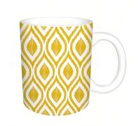 HYOSXC Coffee Mug Funny Mug,Rhythm Wave, Treble Clef, Dazzling Melody, Staff, Note,Tea Cup Cup Gift Birthday Work Office Christmas Printed Coffee Cup 11Oz Cups 330ml Large Coffee Mug