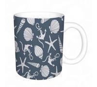 HYOSXC Coffee Mug Funny Mug,Underwater Sea - Deep Abyss with Blue Sun Light,Tea Cup Cup Gift Birthday Work Office Christmas Printed Coffee Cup 11Oz Cups 330ml Large Coffee Mug