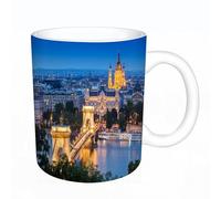 HYOSXC Coffee Mug Funny Mug,Viking Warship, Nordic, red and White Stripes, Sailing Ship, Model,Tea Cup Cup Gift Birthday Work Office Christmas Printed Coffee Cup 11Oz Cups 330ml Large Coffee Mug