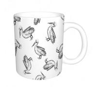 HYOSXW Coffee Mug Funny Mug,Art Purple dots, Purple Circles of Various Sizes, Dynamic Design overla,Tea Cup Cup Gift Birthday Work Office Christmas Printed Coffee Cup 11Oz Cups 330ml Large Coffee Mug