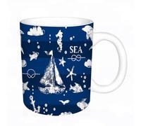 HYOSXW Coffee Mug Funny Mug,Death Aesthetic Still Life with Skull and Dried Flowers,Tea Cup Cup Gift Birthday Work Office Christmas Printed Coffee Cup 11Oz Cups 330ml Large Coffee Mug