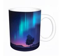 HYOSXW Coffee Mug Funny Mug,Fantasy Colorful Castle Night Scene. St. Basil's Cathedral Moscow Russi,Tea Cup Cup Gift Birthday Work Office Christmas Printed Coffee Cup 11Oz Cups 330ml Large Coffee Mug