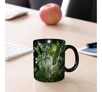 HYOSXW Coffee Mug Funny Mug,Rainforest ations Set,Forest in Nepal Touristic Trekking Branches Mist,Tea Cup Cup Gift Birthday Work Office Christmas Printed Coffee Cup 11Oz Cups 330ml Large Coffee Mug