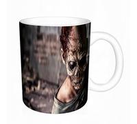 HYOSXW Coffee Mug Funny Mug,Scene of Murder, Security Warning Tape on a Crime Scene, Weapon,Tea Cup Cup Gift Birthday Work Office Christmas Printed Coffee Cup 11Oz Cups 330ml Large Coffee Mug