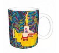 HYOSXW Coffee Mug Funny Mug,Yellow Submarine The Beatles Rock Band Illustration,Tea Cup Cup Gift Birthday Work Office Christmas Printed Coffee Cup 11Oz Cups 330ml Large Coffee Mug