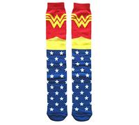 Hyp DC Comics Classic Wonder Woman Knee High Socks Shoe Size 4-10, Multi, 3.5-9 UK