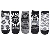 Hyp Supernatural Saving People Juniors/Womens 5 Pack Ankle Socks