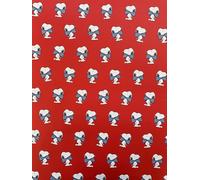 Hypa Officially Licensed Peanuts Snoopy Red Gift Wrap Wrapping Paper 1 Sheet Folded