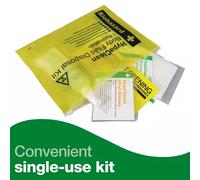 HypaClean Body Fluid Disposal Kit in A Wallet 1 Application - K418A