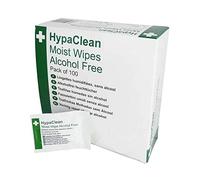HypaClean Sterile Alcohol Free Wipes (Pack of 100) - (D5201)