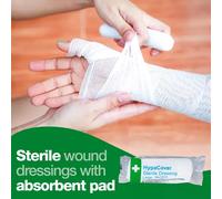 Safety First Aid Group HypaCover Sterile Dressing Bandage - Large 18 x 18 cm (Pack of 6)
