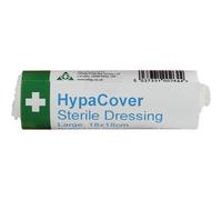 Hypacover Sterile Wound Dressing Hse Compliant 1St Aid Bandage 18Cm Large D7632