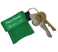 HypaGuard CPR Face Shield in Keyring Pouch- Flat Face Filter