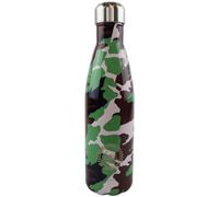 Hype 500ml Crest Camo Green Water Bottle Hype Green 500ml