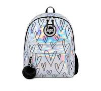 hype Backpack, Holographic Glitter Scribble Hearts, One Size