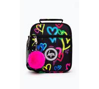 Hype Black Graffiti Heart Lunch Box Hype Black