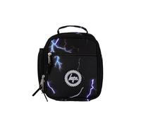 hype Black Lightning Print Lunch Bag