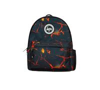 hype Boys Backpack, Black Lava | Boys school rucksack with roomy storage, padded laptop sleeve, mesh bottle holder and comfortable adjustable straps