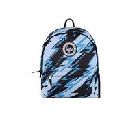 Hype Boys Backpack, Blue Iconic Style with Lightning Scribbles, School Bag for Kids, Comfortable Rucksack with Bottle Holder, 3 Storage Compartments, Padded, Adjustable Straps & Grab Handle