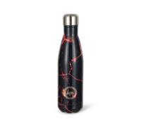 Hype Boys Black Lava Thermal Water Bottle - Insulated Reusable Bottle | Reusable • Leak-Resistant • Secure Screw-Top Lid • Durable • Everyday Hydration • Easy to Carry
