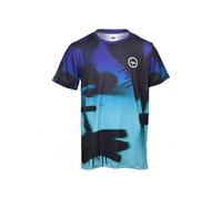 Hype Boys Crew-Neck Fade Graffiti T-Shirt, Blue Mix - Age 13