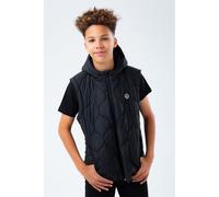 Hype Boys Gilet Colour: Black, Size: 7-8 years