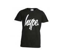 Hype Boys Script Crew-Neck T-Shirt, Black - UK 11-12