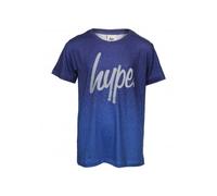Hype Boys Speckle Fade Crew-Neck T-Shirt, Blue - UK 9-10