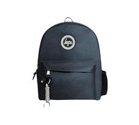 Hype Unisex's Speckle Fade Badge Backpacks, Black, One Size