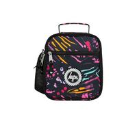 Hype Girls Black Scratches Lunch Bag