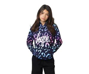 hype Girls Multi Gradient Leopard Hoodie (018) 11-12 Years