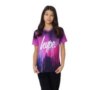 Hype Girls Multi Pink Drips T-Shirt
