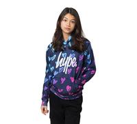 hype Girls Scribble Hearts Hoodie (7-8 Years) (Multicoloured)