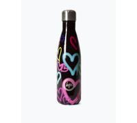 Hype Kids Graffiti Heart Print Water Bottle - Black, Black
