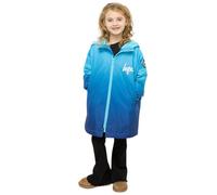 hype Kids Ombre Waterproof Changing Robe - Ocean Blue Fade - 5-9 Yrs