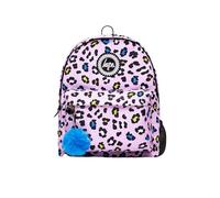 hype Leopard Print Backpack (One Size) (Lilac/Black)