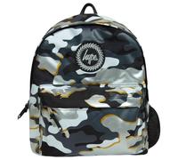Hype Monochrome Camo 18 Litre Adjustable School Backpack With Bottle Holder