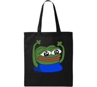 Hype Pepe The Frog Feels Good Man Natural Ecological Cotton Tote Bag Black