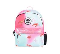 hype school uni casual work hiking day backpacks for kids boys girls teens men and women (Pink/Mint Green Disco Lobster, One Size)