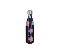 Hype Thermal Water Bottle Multi Star Galaxy Leak Proof in Black Hype Black
