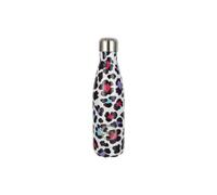 Hype Women's Thermal Water Bottle Silver Leopard Leak Proof Hype Multicolor