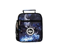 Hype Unisex Black Blue Flame Crest Lunchbox