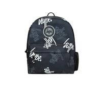 Hype Unisex's Multi Script Badge Backpacks, Black, One Size