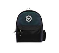 Hype Unisex's Reflective Badge Backpacks, Black, One Size