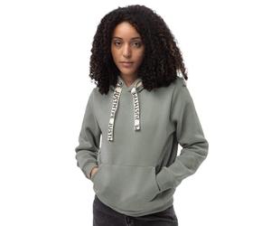Hype Womens Green Drawstring Hooded Sweatshirt, Green, 10 UK