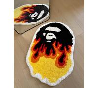 HYPEECE Bape Rug 28x20 Inch - Cool Hypebeast Rugs for Bedroom, Bathroom & Man Cave, Soft Absorbent Non-Slip Machine Washable Area Rug, for Kids & Teens, Hypebeast Room Decor (28”x20”)