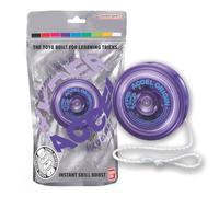 Hyper Accel Yo-Yo - Cosmo Purple Edition - High-Speed Trick Yoyo for Kids & Beginners - Stunt Yo Yo with Accel System - Professional Yoyos for Fun Tricks BANDAI